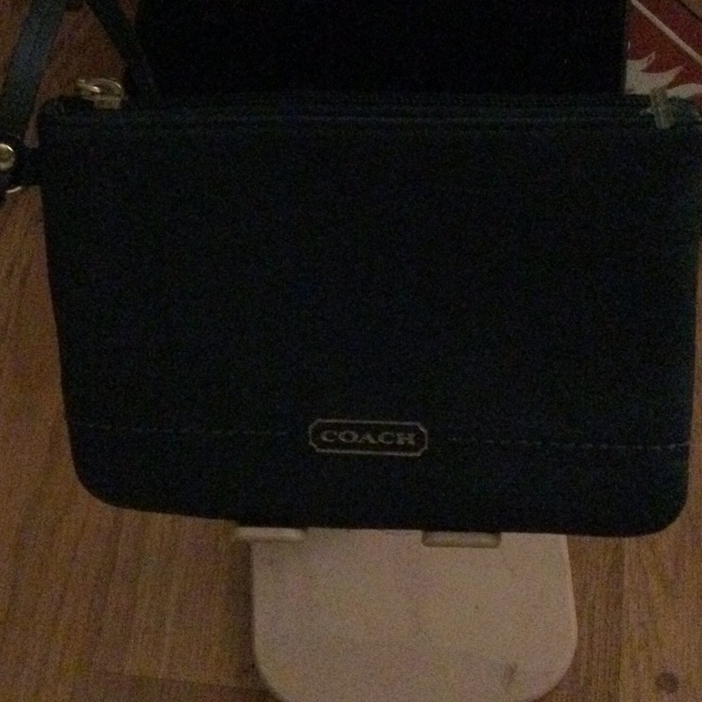 Coach Black Wristlet
